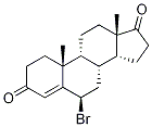 6α-Bromo Androstenedione Struktur
