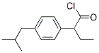 [α-エチル-4-(2-メチルプロピル)ベンゼン酢酸]クロリド 化学構造式