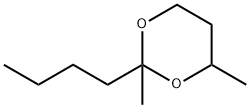 2-butyl-2,4-dimethyl-1,3-dioxane Struktur