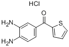 (3,4-ジアミノフェニル)-(2-チエニル)メタノン一塩酸塩 化学構造式