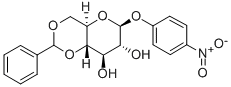 4-硝基苯基-4,6-O-苄叉-Β-D-吡喃葡萄糖苷, 61169-00-4, 结构式