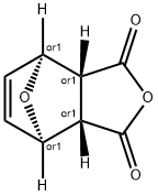 exo-3,6-エポキシ-1,2,3,6-テトラヒドロフタル酸無水物 化学構造式