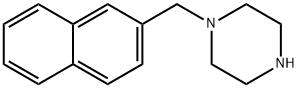 1-(2-ナフチルメチル)ピペラジン 化学構造式
