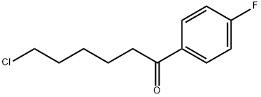 6-CHLORO-1-(4-FLUOROPHENYL)-1-OXOHEXANE Structure