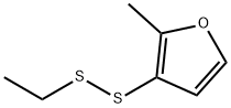 3-(ethyldithio)-2-methylfuran Struktur