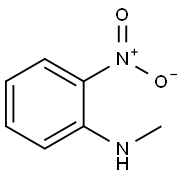 N-甲基-2-硝基苯胺 结构式