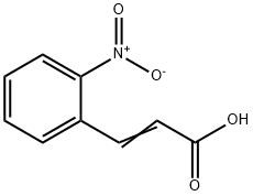 2-Nitrocinnamic acid Struktur