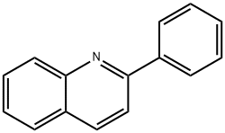 2-フェニルキノリン 化学構造式