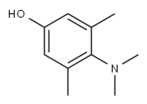 4-DIMETHYLAMINO-3,5-XYLENOL Structure