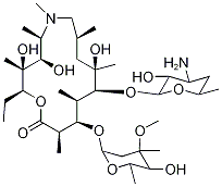 アミノアジスロマイシン 化学構造式