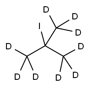 2-ヨード-2-メチルプロパン-D9 化学構造式