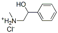 (2-hydroxy-2-phenyl-ethyl)-methyl-azanium chloride Structure