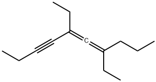 5,7-ジエチル-5,6-デカジエン-3-イン 化学構造式