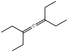 3,5-ジエチル-3,4-ヘプタジエン 化学構造式