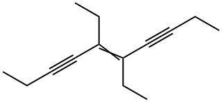 5,6-Diethyl-5-decene-3,7-diyne 结构式