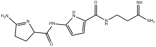 N-(3-Amino-3-iminopropyl)-5-[[(5-amino-3,4-dihydro-2H-pyrrol-2-yl)carbonyl]amino]-1H-pyrrole-2-carboxamide Structure