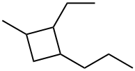 2-エチル-1-メチル-3-プロピルシクロブタン 化学構造式