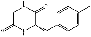 2,5-Piperazinedione, 3-[(4-methylphenyl)methyl]-, (3S)- (9CI) 结构式