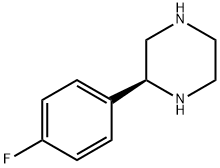 Piperazine, 2-(4-fluorophenyl)-, (2S)- (9CI) 结构式