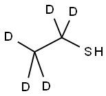 エタン-D5-チオール 化学構造式