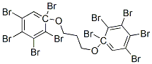 1,1'-[1,3-プロパンジイルビス(オキシ)]ビス(2,3,4,5,6-ペンタブロモベンゼン) 化学構造式