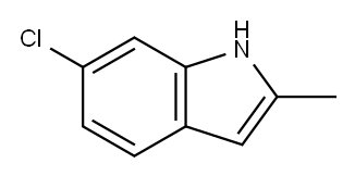 6-CHLORO-2-METHYLINDOLE Structure