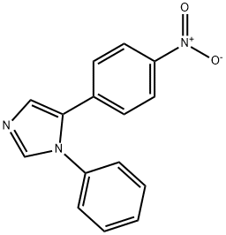 5-(P-NITROPHENYL)-1-PHENYLIMIDAZOLE Structure