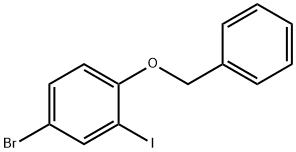 1-苄氧基-4-溴-2-碘苯 结构式