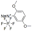 2,5-dimethoxybenzenediazonium hexafluorophosphate Structure