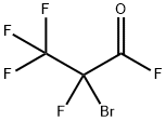 2-溴-2,3,3,3-四氟丙酰氟, 6129-62-0, 结构式