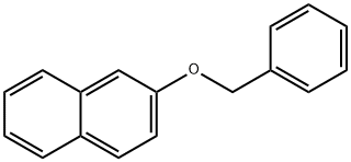 2-(Phenylmethoxy)-naphthalene Struktur