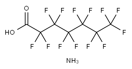 全氟庚酸铵 结构式