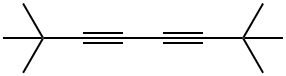 2,2,7,7-四甲基-3,5-辛二炔 结构式
