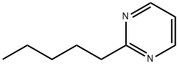 Pyrimidine, 2-pentyl- (9CI) Structure