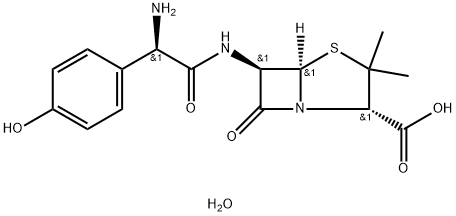 Amoxicillin trihydrate Structure