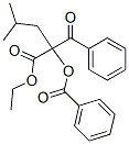2-Benzoyl-2-(benzoyloxy)-4-methylvaleric acid ethyl ester Structure