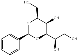 2,4-O-亚苄基-D-葡萄糖醇 结构式