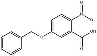 5-(BENZYLOXY)-2-NITROBENZOIC ACID 结构式
