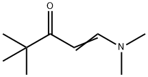 1-(二甲基氨基)-4,4-二甲基戊-1-烯-3-酮 结构式