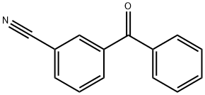 3-苯甲酰基苯甲腈 结构式