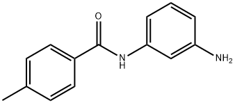 N-(3-氨基苯基)-4-甲基-苯甲酰胺 结构式