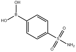 4-(氨基磺酰基)苯硼酸 结构式
