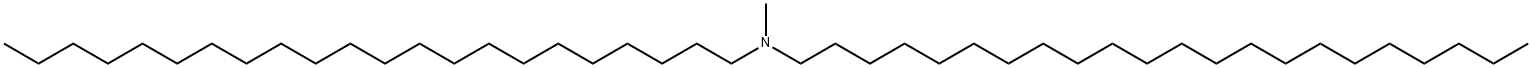 N-ドコシル-N-メチル-1-ドコサンアミン 化学構造式