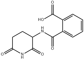 Benzoic acid,2-(((2,6-dioxo-3-piperidinyl)amino)carbonyl)- 结构式