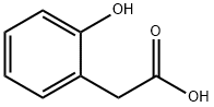 2-ヒドロキシフェニル酢酸 化学構造式