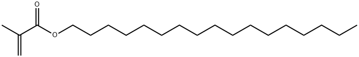 2-甲基-2-丙烯酸十七烷酯 结构式