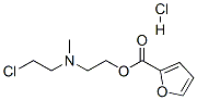 2-(2-chloroethyl-methyl-amino)ethyl furan-2-carboxylate hydrochloride Struktur