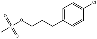 3-(4-chlorophenyl)propyl methanesulfonate, 61440-60-6, 结构式
