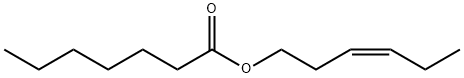 ヘプタン酸(Z)-3-ヘキセン-1-イル 化学構造式