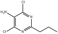 4,6-DICHLORO-2-PROPYL-5-PYRIMIDINAMINE 结构式